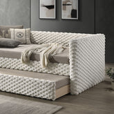 Palmeri Twin Daybed W/ Trundle Model Fm1201Wh-Bed By Furniture Of America
